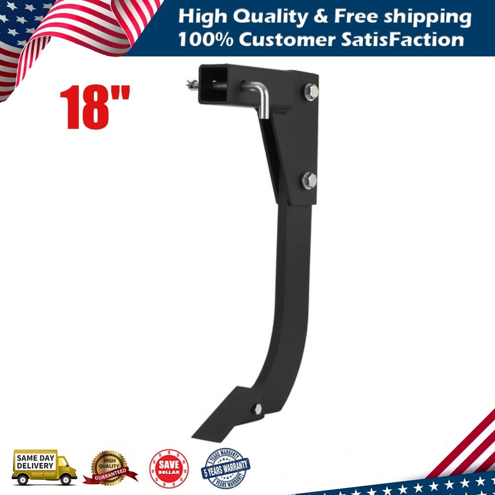 Hitch Mounted Ripper 18” Shank Middle Buster Plow w/2″ Receiver for ATV/UTV