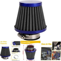 35mm Blue Air Filter for Motovox MVX70/MVX70CC MVX110 Mini Dirt Bike 50cc-125cc