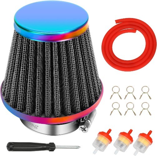 35mm Air Filter for PZ19 PZ20 Carb 90cc 110cc 125cc ATV Quad Go Color: Rainbow