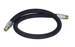 1/2″ x 18″ 2-Wire Hydraulic Hose Assembly Solid & Swivel Fittings 3,000 Max PSI