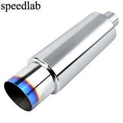 speedlab 3.0 Inch Inlet 4.0 Inch Outlet Exhaust Muffler 3.0″ to 4.0″Universal