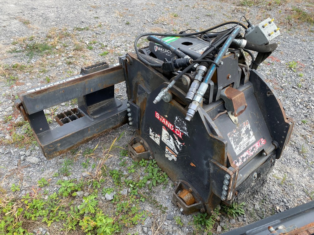 2014 Bradco Paladin 18″ Asphalt Planer For Skid Steer, High Flow, Control Box