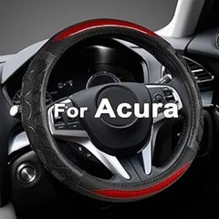 Steering Wheel Cover for RDX and MDX, Car Steering Wheel Cover for Color: Red