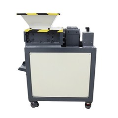 INTBUYING®Double Shaft Garbage Shredding Scrap Metal Shredder Machine 220V 1.5KW