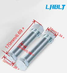 LABLT 2pcs Bucket Pins 25mm/0.98in Fit For Mini Excavator Attachment Connection