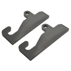 For the JRB 416 loader coupler 2 Quick Tach Brackets W/Wear Ears Weld On Steel