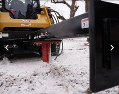 Skidpro Log Splitter Heavy Duty New 25” Log 20 Ton Standard Skid Steer Mount