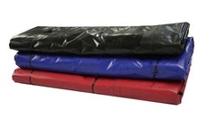 Heavy Duty 18oz 3 Pc Lumber Tarp (8′ Drop) – Black-Red