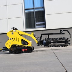 2026 Mini Skid Steer Trencher Attachment for Orchard, Irrigation & Pipe Laying