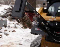 Skidpro Log Splitter Heavy Duty New 25” Log 20 Ton Standard Skid Steer Mount