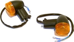 PAIR OF BLINKER/TURN SIGNAL REAR WITH ORANGE LENS FOR SCOOTER MOPED ATV ETC. GY6
