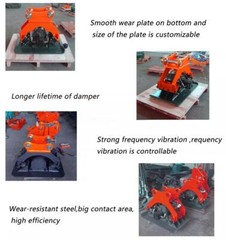 Excavator Hydraulic Compactor Vibrating Plate Tamper for Excavator 4-9 Ton