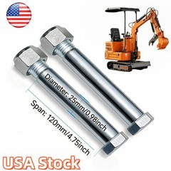 2PCS 25mm/0.98in Pins for Mini Excavator Attachment USA Stock Free Fast Ship2026