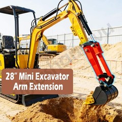 28″Excavator arm extension kit for mini excavators weighing between 0.8-2T