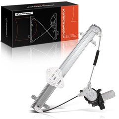 A-Premium Front Right Passenger Side Power Window Regulator with 6-Pin Silver