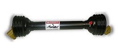 53″ Complete PTO Driveline 1-3/8″ 6 Spline QD x 1-1/4″ Round w/ Pin Hole