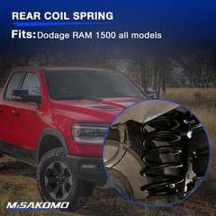 Heavy Duty Rear Coil Springs Kit Ram 1500 2009-2018 2WD 4WD Suspension