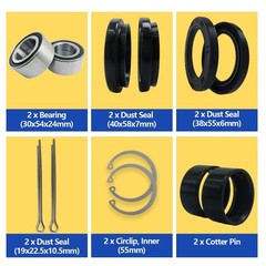 Front Wheel Bearing & Seal Kit Fit for ATV Foreman 400 450 500 Rubicon 500 Ri…