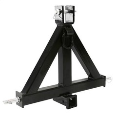 Heavy Duty Three Point Hitch 2in Receiver Trailer Hitch Fits Cat 1, Quick Hitch