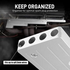 Bevinsee Spark Plug Wire Looms Holders Compatible with Chevrolet V8 Engines S…