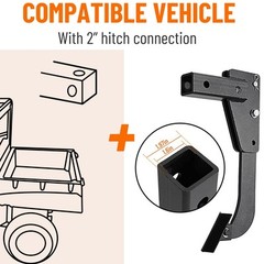 Heavy Duty Hitch Mounted Trencher Subsoiler Hitch Lawn Ripper for ATVUTV Tractor