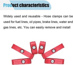 6-Piece Spark Plug Wire Separator Kit, Holder for 7mm 8mm 9.5mm Ign Color: Red
