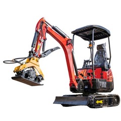 TYPHON Compatible Hydraulic Plate Compactor Attachment for Mini Excavators 1-2 T