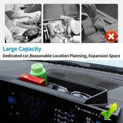 Compatible with 3 Series/4 Series/i3/i4 Center Console Organizer 2023 2024 Behin