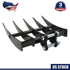Rake Attachment For Mini Excavator One Ton To 1.5Ton Digger In Stock USA New