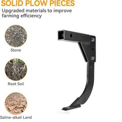 Hitch Mounted Ripper Shank Middle Buster Plow For 2″ Receiver Adapters Tractors