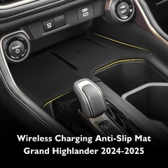 Wireless Charging Anti-Slip Mat for Grand Highlander 2024 2025 2026 Accessories