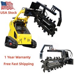 2026 Mini Skid Steer Trencher Attachment for Orchard, Irrigation & Pipe Laying