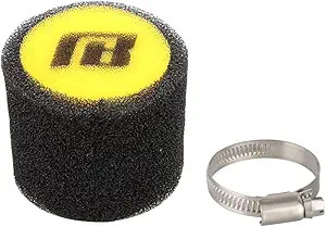 Foam Air Filter, Universal Motorcycle 35mm Replacement High Perform Size: 35MM