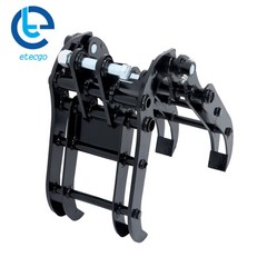 Wide Opening Excavator Grapple for Compact Diggers -Quick Attach