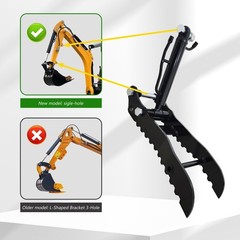 Mini Excavator Attachments Hydraulic Clip Thumb For 1-2 Ton Digger AGT Typon