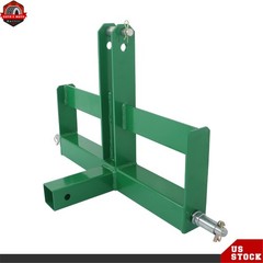 For CAT 1 Tractor W/Suitcase Weight Brackets 3 Point 2″ Receiver Hitch Drawbar