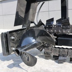 2026 Mini Skid Steer Trencher Attachment for Orchard, Irrigation & Pipe Laying