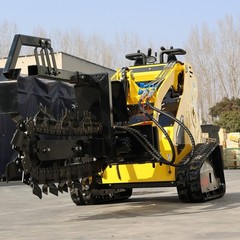 2026 Mini Skid Steer Trencher Attachment for Orchard, Irrigation & Pipe Laying