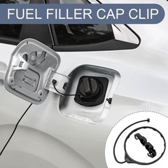 Fuel Tank Cap Tether Strap with Clip, Replacement for OEM #91594-SNA-A01 and 176