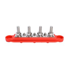 Fastronix 5/16″ 4 Stud Power and Ground Distribution Block with Cover New US