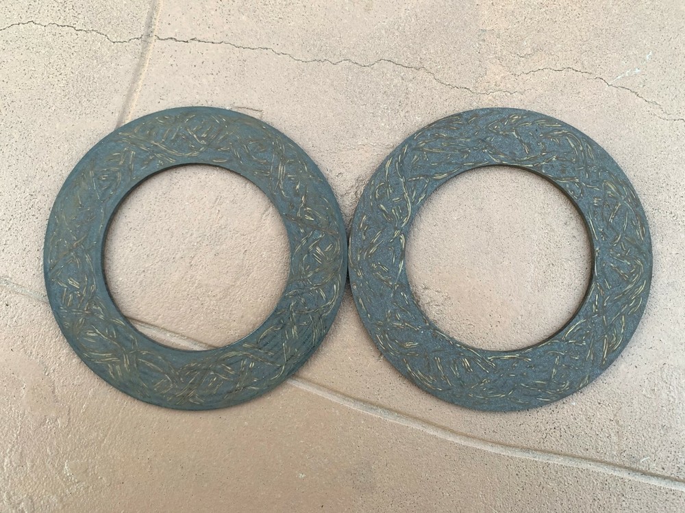 2 Pcs Slip Clutch Disc/Lining-6.3″X3.88″-fits many PTO Shafts (6) free ship