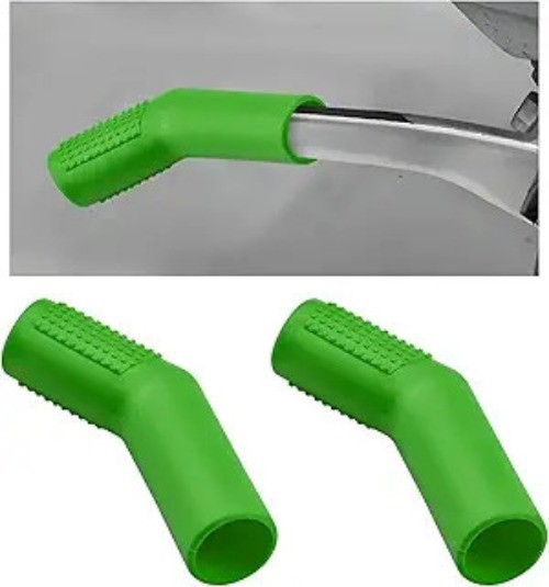 2PCS Motorcycle Rubber Gear Shift Lever Shoe Protector, Universal Color: Green