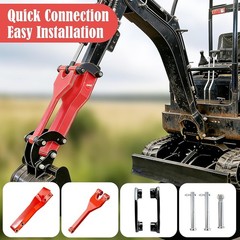 26″ Mini Excavator Arm Extension – Heavy-Duty Steel