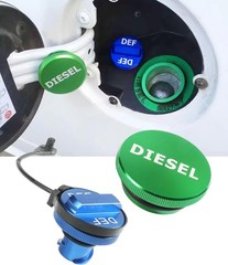 Fuel Cap, Car Accessories Aluminum Fuel Cap Combo Pack, Diesel Fuel Tank Cap, Ma