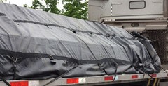 Heavy Duty 18oz 3 Pc Lumber Tarp (8′ Drop) – Red