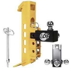 Skid Steer Trailer Hitch Attachment 3 Ball Tow Hitch 20,000 lb Heavy Duty NEW