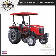 37″x45″ Medium Red SunGuard Canopy with Off/On Strut for Massey Ferguson Tractor