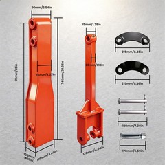 28″Excavator arm extension kit for mini excavators weighing between 0.8-2T