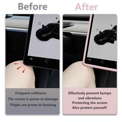 4PCS Center Console Wireless Charger Mat Silicone for 2025 2026 Tesla New Mod…