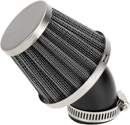 35mm Go Kart Bent Rubber Tube Air Filter Cleaner for 50cc 70cc Size: 35mm Bent